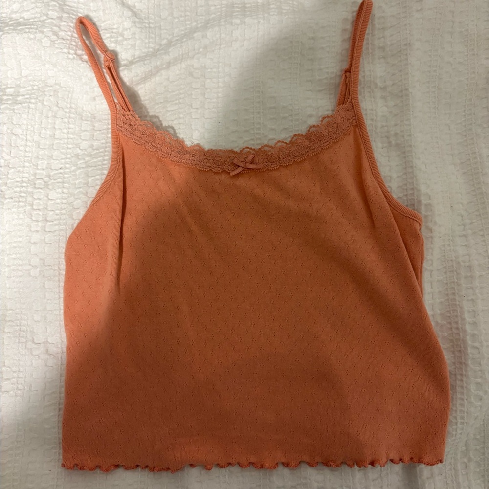 American eagle lacy tank top